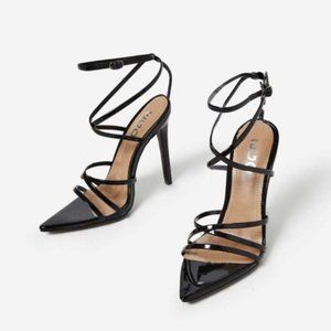 Kaia Pointed Heel In Black Patent